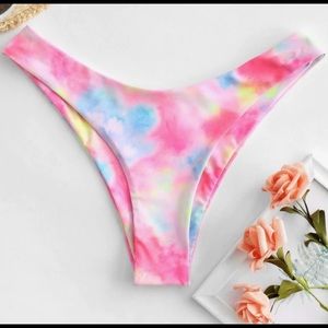Tie dye bikini bottom